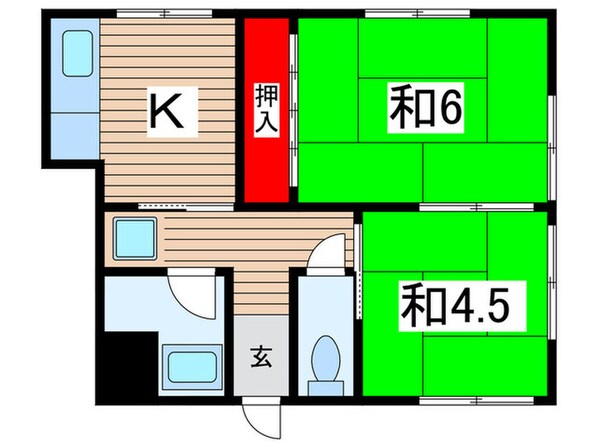 八番館の物件間取画像